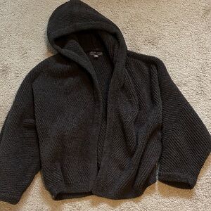 Barefoot Dreams Black Hooded Jacket